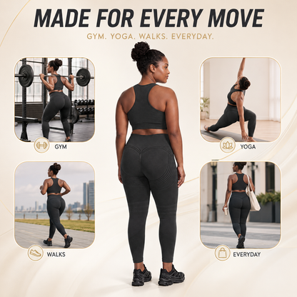 🥇High Waisted And Hip Lifting Yoga Elastic Quick Drying Tight Pants