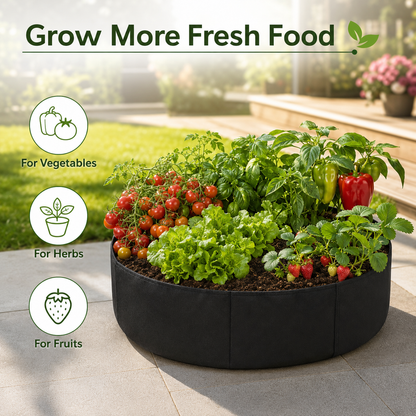 🌿Round Fabric Raised Garden Bed