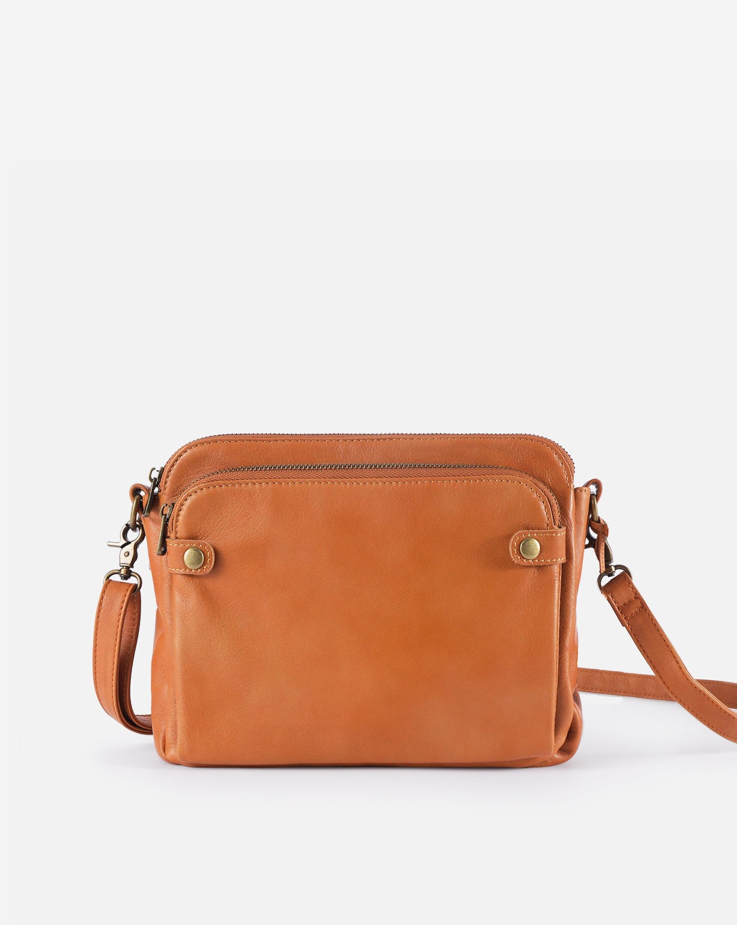 Women’s PU Leather Crossbody Bag with Built-In Wallet
