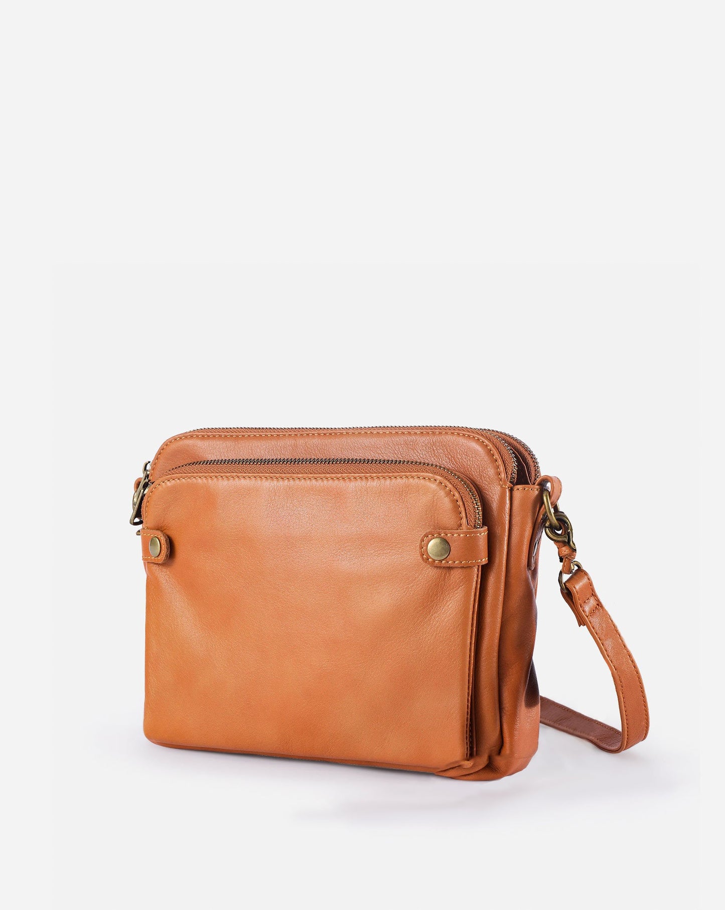 Women’s PU Leather Crossbody Bag with Built-In Wallet