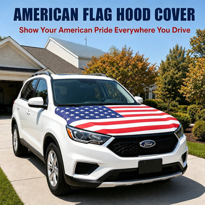 🎉4th Of July Flash Sale 65K+🔥American Car Hood Flag🦅【Buy 2 Free Shipping】