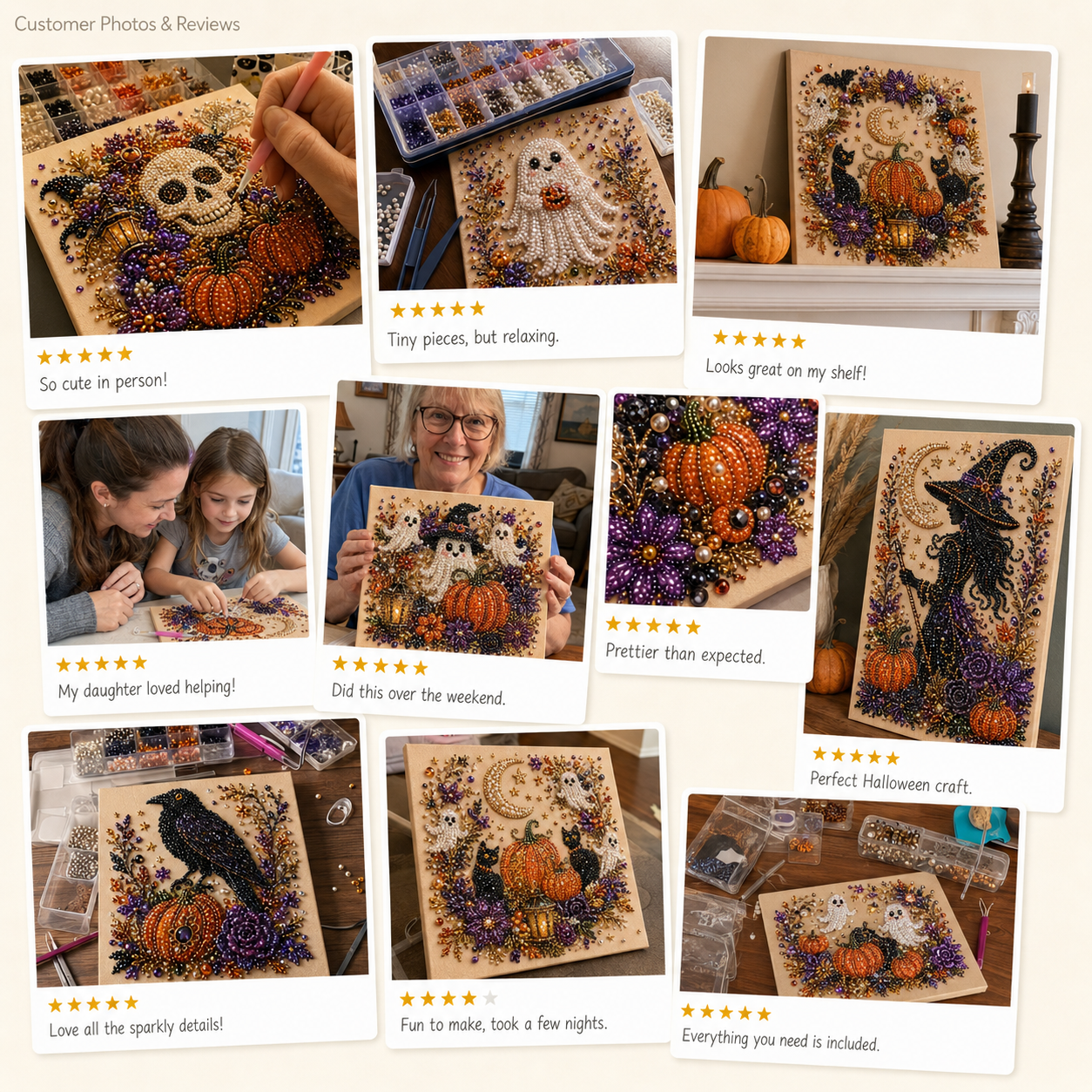 🔥 Last Day 49% OFF👻✨Beginner-friendly Halloween Pearl Art DIY kit – Turn Tiny Pearls into Spooky-Cute Magic (📦Buy 2 Free Shipping)