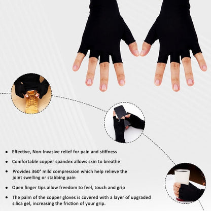 Breathable Copper Relief Gloves