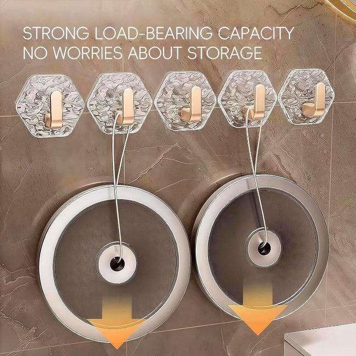 Water Ripple Hexagonal Hooks