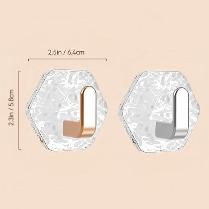Water Ripple Hexagonal Hooks