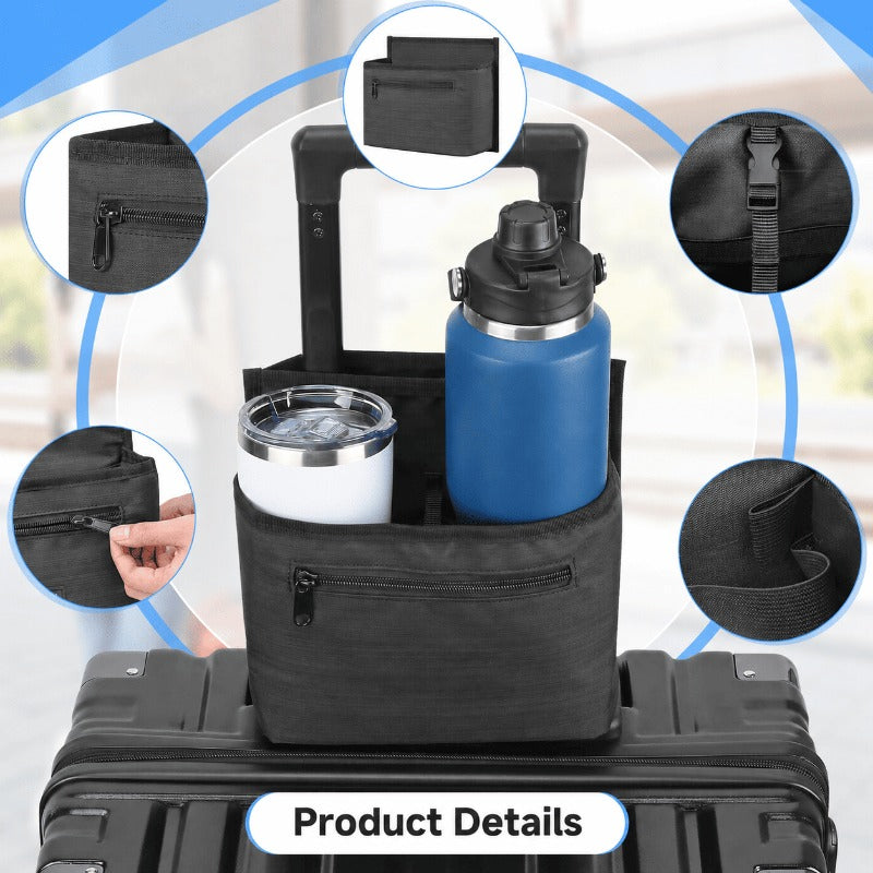 Hands Free Luggage Cup Holder