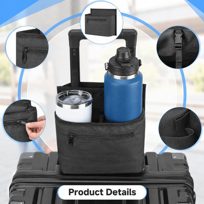 Hands Free Luggage Cup Holder