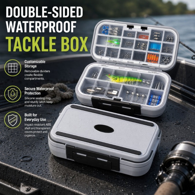Double Sided Waterproof Tackle Box
