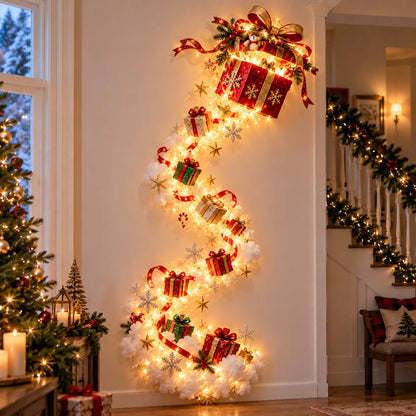 (🌲Early Christmas Sale- 60% OFF)✨Christmas Magic Trail Wall Light - A Little Christmas Magic, Right on Your Wall✨
