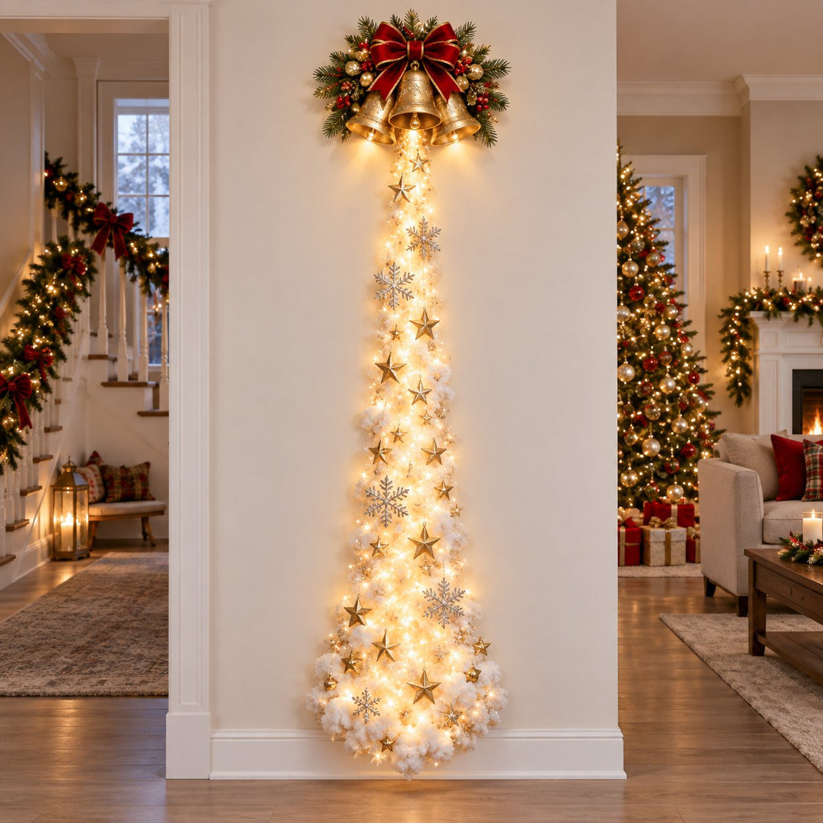 (🌲Early Christmas Sale- 60% OFF)✨Christmas Magic Trail Wall Light - A Little Christmas Magic, Right on Your Wall✨