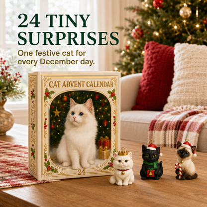 🔥Last Day 50% OFF🐱Cat Advent Calendar Blind Box