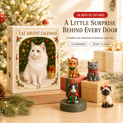 🔥Last Day 50% OFF🐱Cat Advent Calendar Blind Box