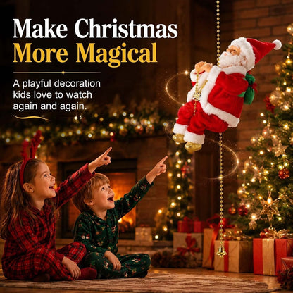 🔥Last Day 50% OFF🥇2026 BEST GIFT TO FAMILY💯Electric Climbing Santa Claus Musical Toys