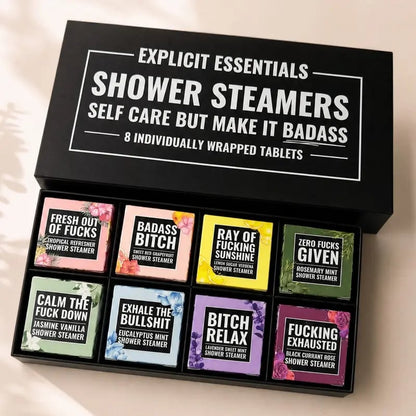 🧼8‑Scent Shower Steamer Gift Box for Women — A Relaxing Self‑Care Spa Gift