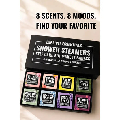 🧼8‑Scent Shower Steamer Gift Box for Women — A Relaxing Self‑Care Spa Gift