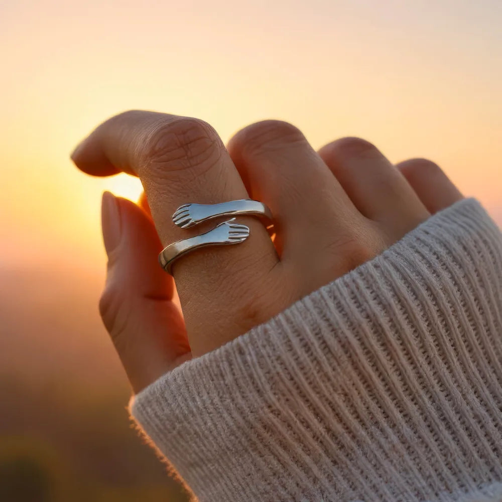 Hug From Heaven - Custom Engraved Ring