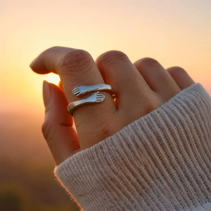 Hug From Heaven - Custom Engraved Ring