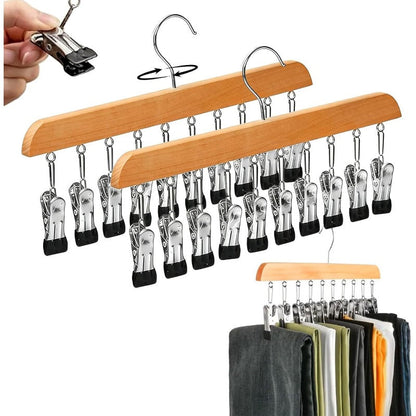 10 Clip Closet Hanger