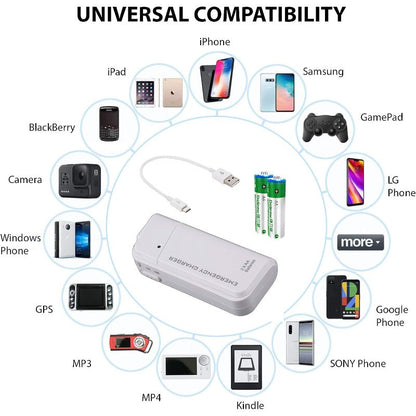 AA Battery Emergency Charger