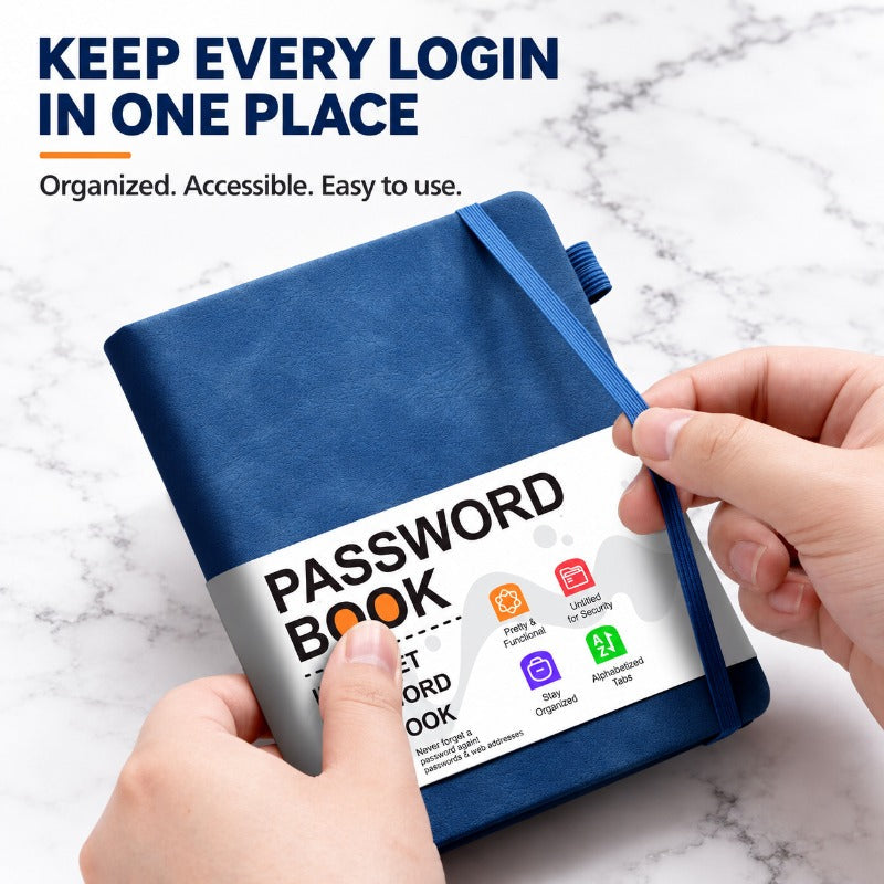 Color-Coded Alphabetical Password Organizer