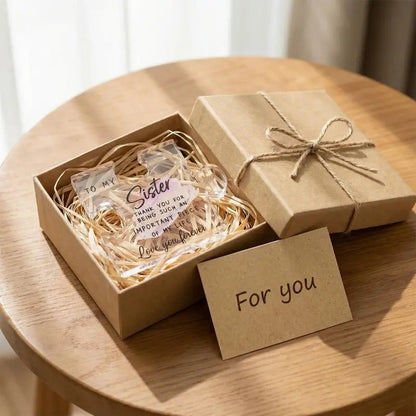 🔥Last Day 50% OFF🧩👩‍❤️‍👩To My Sister Compact Rectangle Acrylic Puzzle Plaque Gift