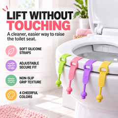 Hygienic Silicone Toilet Seat Lifter