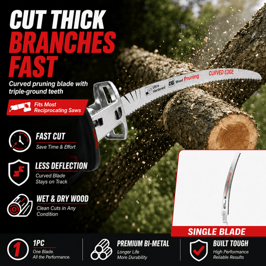 Fast Curved Pruning Blade