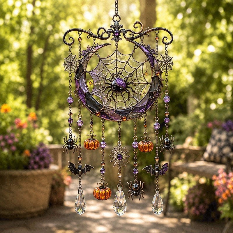 🔥Last Day 49% OFF - 👻✨Halloween-Themed Crystal Wind Chime(📦Buy 2 Free Shipping)