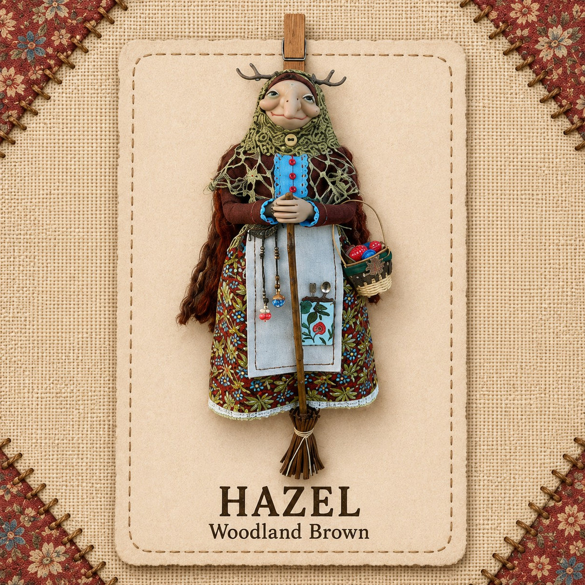 🔥Last Day 50% OFF🎁Handmade Kitchen Witch Doll