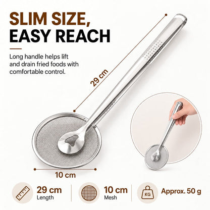 Dual Action Frying Strainer