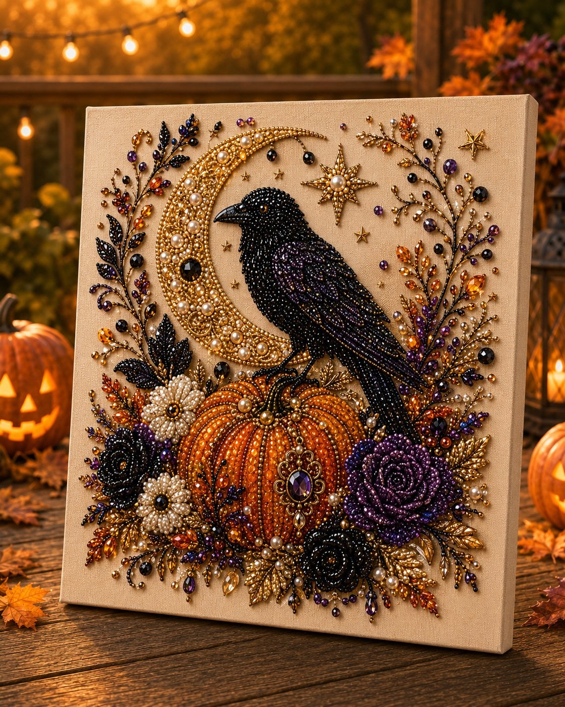 🔥 Last Day 49% OFF👻✨Beginner-friendly Halloween Pearl Art DIY kit – Turn Tiny Pearls into Spooky-Cute Magic (📦Buy 2 Free Shipping)