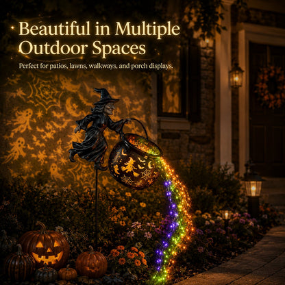 🔥LAST DAY 50% OFF🔮Halloween Witch Cauldron Garden Light