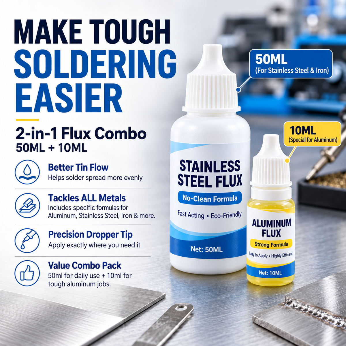 Strong Aluminum Soldering Flux