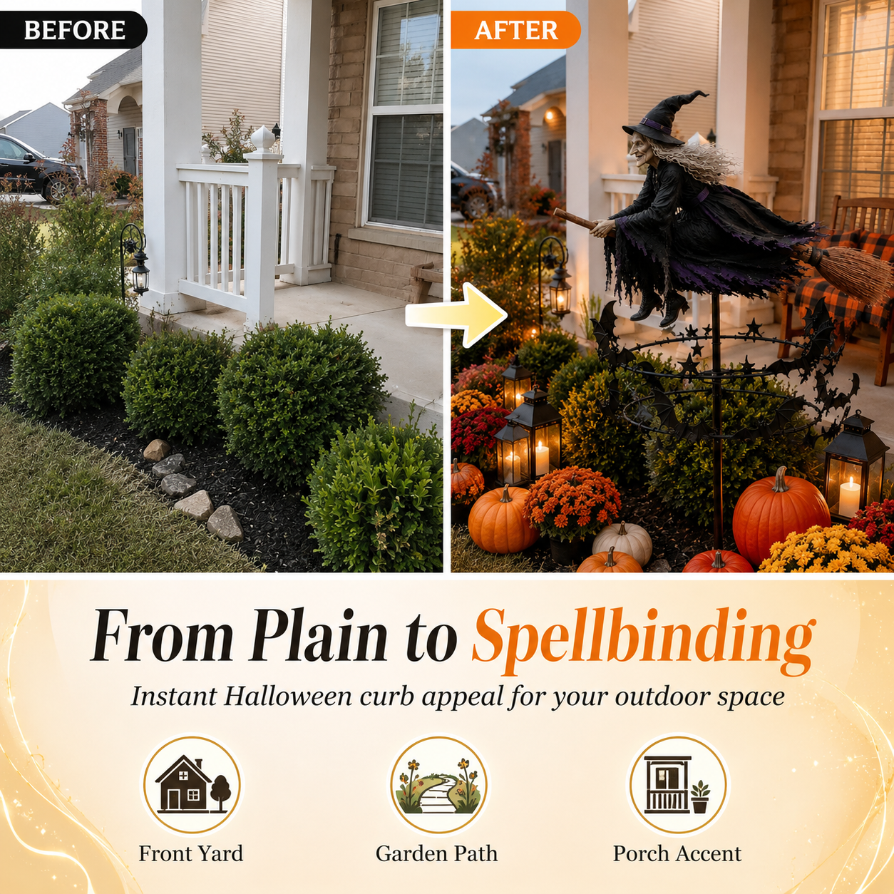 🔥Last Day 49% OFF🔮The Enchanted Witch Garden Wind Spinner