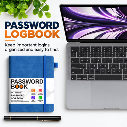 Color-Coded Alphabetical Password Organizer