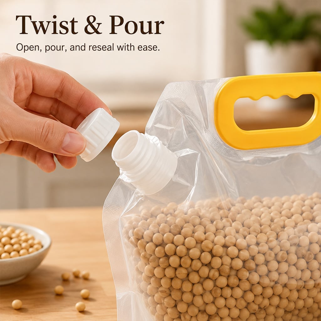 🔥2026 Summer Hot Sale 49% OFF🧄Airtight Grain Storage Bags with Handle