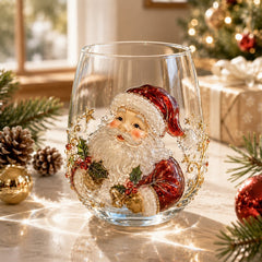 🎄 Christmas Magic Glass Cup – A Festive Holiday Keepsake For Every Sip