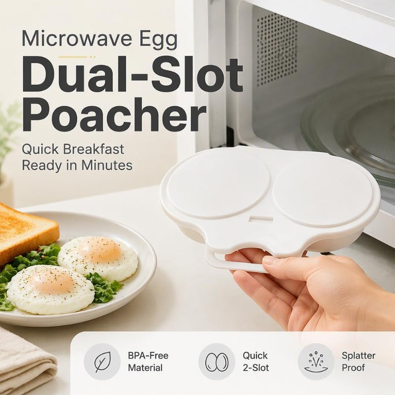 Oil-Free Microwave Egg Poacher