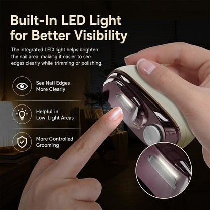 2-in-1 Electric Nail Trimmer