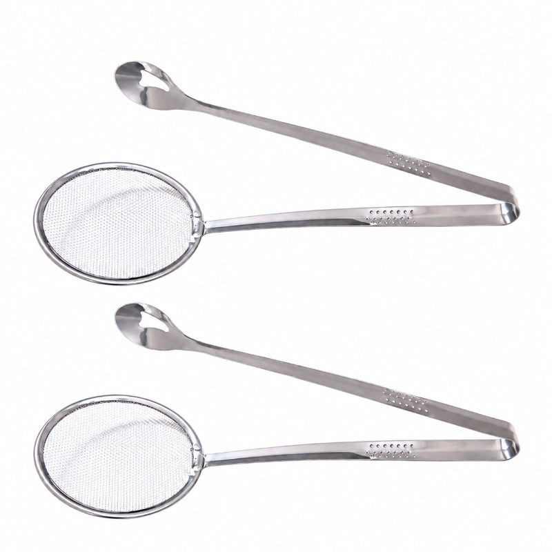 Dual Action Frying Strainer