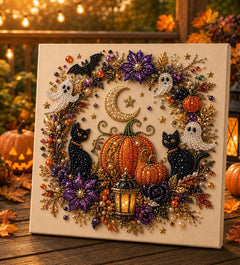 🔥 Last Day 49% OFF👻✨Beginner-friendly Halloween Pearl Art DIY kit – Turn Tiny Pearls into Spooky-Cute Magic (📦Buy 2 Free Shipping)