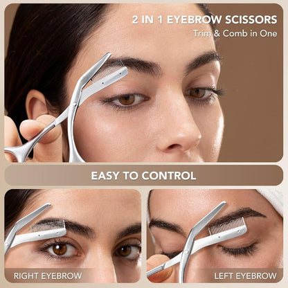 2-in-1 Brow Shaping Scissors