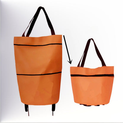 🔥LAST DAY 50% OFF🛒2-in-1 Foldable Shopping Cart