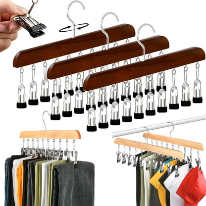 10 Clip Closet Hanger