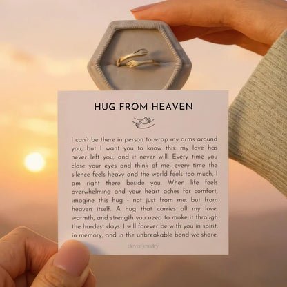 Hug From Heaven - Custom Engraved Ring