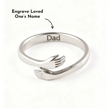 Hug From Heaven - Custom Engraved Ring